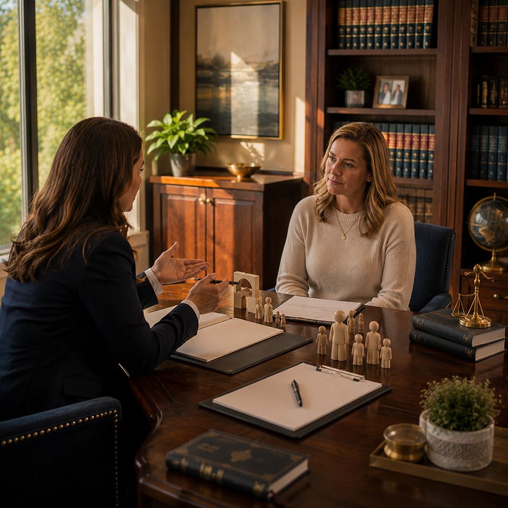guardian-ad-litem-preparation-neenah-wi.webp 6 Attorney preparing a client for a guardian ad litem meeting in Neenah WI.